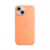 Apple iPhone 15 Silicone Case with MagSafe - Orange Sorbet MT0W3ZM/A