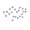 Spinkie Mini PomPom Girlanda Light Grey