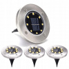 Solárne svietidlá - 4x Solárne lampy Vonkajšie vonkajšie / Silné 8 LED (Solárne svietidlá - 4x Solárne lampy Vonkajšie vonkajšie / Silné 8 LED)