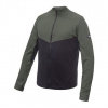 SENSOR COOLMAX THERMO celozip černá/olive green L