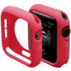 eses Ochranné puzdro z mäkkého silikónu pre Apple Watch 38/40/41/42/44/45 mm Veľkosť púzdra: 42mm (Series 1,2,3), Farba: červená