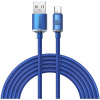 Baseus CAJY000503 Crystal Shine Series Dátový Kábel USB - USB-C 100W 2m Blue