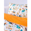 Dreamy Linens Obliečky bavlnené oranžové Veselá jungle