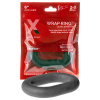 Perfect Fit Ultra Wrap 6 - hrubý krúžok na penis - čierny (15 cm)