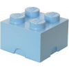 LEGO® Úložný box 4 25 x 25 x 18 cm svetlomodrá