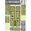 ROCK SHOX 11.4318.003.507 - DECAL KIT 35MM NE01 YELLOW