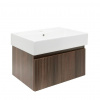 Swiss aqua technologies Koupelnová skříňka s umyvadlem SAT Evolution 58x30x44,8 cm ořech mat SATEVO60NAU2