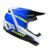 Prilba KENNY Performance 26 White Blue racing SPE - L