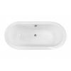 BESCO VICTORIA 185 x 83cm vaňa voľne stojaca oválna s celopanelom, so sifónom, kompozitná