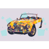 Vymalujsisam.sk Maľovanie podľa čísiel - Austin Healey Veľkosť: 40x60cm, Rám: Bez rámu, iba zrolované plátno