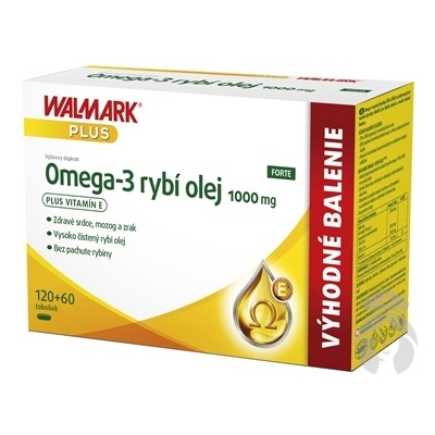Walmark Omega 3 rybí olej Forte 180 tabliet