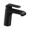 Ravak Černá umyvadlová stojánková baterie Flat bez výpustě FL 014.20 Umyvadlová baterie bez výpusti, černá X070173