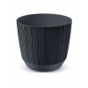 Prosperplast Kvetináč RYFO antracit 12,6cm