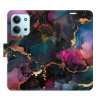 Flip pouzdro iSaprio - Xiaomi Redmi 15C - Dark Marble s kapsičkami na karty (Flipové knížkové pouzdro, obal, kryt iSaprio s přihrádkami na karty a motivem)