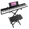 Max RhapsodyDP88 Digitálne piano s 88 klávesami - Kompletný set so stojanom, lavicou a sustain pedálom