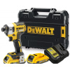 DeWALT DCF887D2 Aku bezuhlíkový rázový uťahovač 18 V - 1/4