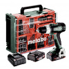 Metabo SB 18 L Set, 614053710 aku rázový utahovák, 60 Nm, 18 V, 2 Ah, Li-Ion, bezkartáčové, kufřík, vč. 2x aku, vč. nabíječky, vč. příslušenství
