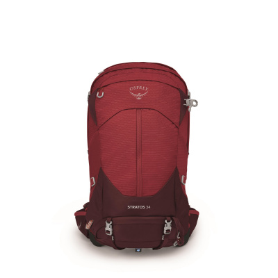 Turistický batoh Osprey Stratos 34 poinsettia red (843820132410)
