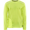 Pánské ultralehké běžecké triko CRAFT Pro Hypervent Ls Wind Top žluté Velikost: M