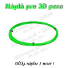 Náplň pre 3D pero, PLA - 1,75 mm - zelená (cena za 1 m)