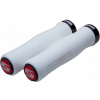 Bicyklové rukoväte Sram Locking Grips Contour Foam biele, skrutkovacie, 129mm Pia