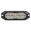 amio Výstražné osvetlenie oranžové 4x3W LED R65 R10 12/24V IP6K9K 03929