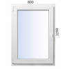 Plastové okno 800x1200 OS ALUPLAST 4000
