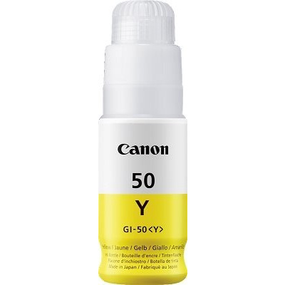 atramentová náplň CANON GI-50Y yellow PIXMA G5050/G6050/G7050 (7700 str.) (3405C001)