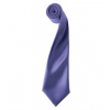 Premier Workwear Pánska saténová kravata PR750 Purple -ca. Pantone 269 144 x 8,5 cm