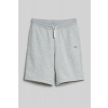 TEPLÁKOVÉ ŠORTKY GANT SHIELD SWEAT SHORTS LIGHT GREY MELANGE