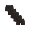 5PACK pánske boxerky nadrozmer čierne (5NBX001) 9XL