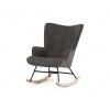 AUTRONIC Hojdacie kreslo, šedá, látka, AK-373 GREY2