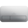 VILLEROY & BOCH ViConnect E200 ovládacie tlačidlo dvojčinné, plastové, matný chróm, 92249069