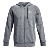 Under Armour ESSENTIAL fleece FZ HOOD 1373881-012 šedá