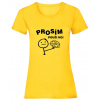 Prosím použi ho! - Žltá , Dámske , S