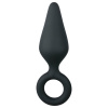 Easytoys Pointy Plug S - malý análny kolík (čierny)