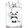 Biele detské obliečky Panda ONE SIZE