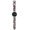 Hello Kitty - silikónový remienok s motívom štítkov a graffiti pre Samsung Watch (46 mm) / Watch 3, Huawei Watch GT 2 / GT 3 (46 mm) – ružový KF2345716