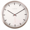 Dizajnové nástenné hodiny 2520 Nextime Stripe white 26cm
