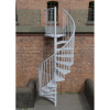 Minka STAIRS Vonkajšie točité schodisko Rondo Zink Color biele pr. 140 cm