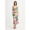 Šaty Guess NEW AKILINA béžová farba, maxi, priliehavá, W5GK85 WH9C2 W5GK85.WH9C2 XL