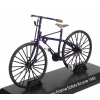 Edicola Bicicletta Cross Frame Safety Bicycle 1888 1:15 Purple Black