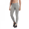adidas Essentials 3 Stripe Leggings Womens Med Grey XXS (0-2)