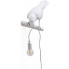 Lampa Bird looking left biela