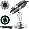 USB digitálny mikroskop priblíženie 1600x 2MP 8 LED (USB digitálny mikroskop priblíženie 1600x 2MP 8 LED)