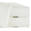 Bavlnený uterák s ozdobným okrajom v krémovej farbe Šírka 50 cm | Dĺžka 90 cm krémová