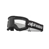 brýle VISION 3 WORDMARK, ALPINESTARS (černá, čiré plexi) 2025 M150-1012