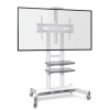 ONKRON Mobile TV Stand for 50-83” TVs with Wheels Shelves He