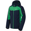 Pánska lyžiarska bunda HANNAH Calvin blue nightsts/classic green XXL