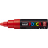 POSCA akrylový popisovač PC-7M - široký hrot - 4,5 - 5,5 mm - červený